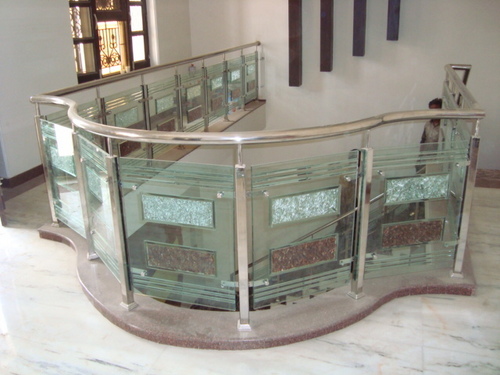 s.s glass railing