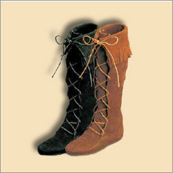 Leather Long Boots - Pure Leather, Knee-high Size Customizable, Brown Color | Comfortable Fit, Stylish Design, Durable, Fire & Water Resistant