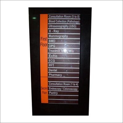 Name Check List Signage