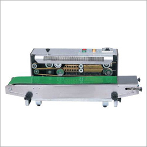 Horizontal Continuous Sealing Machine - Stainless Steel, 1000x500x300 Mm, 220V | High Speed, Adjustable Speed, Durable Design