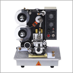 Color Ribbon Hot Printing Machine - Metal, Plastic 10x10x15 Inches, 220V, Adjustable Temp, Pedal Control, Continuous Print