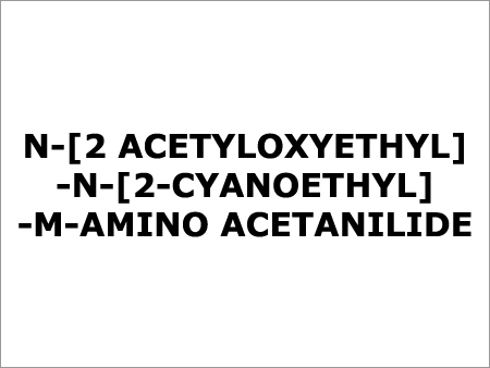 N-[2 Acetyloxyethyl]-N-[2-Cyanoethyl]-m-Amino Acet