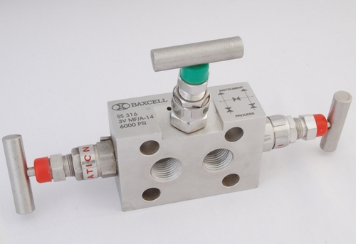 3 Valve Manifolds Coplanar