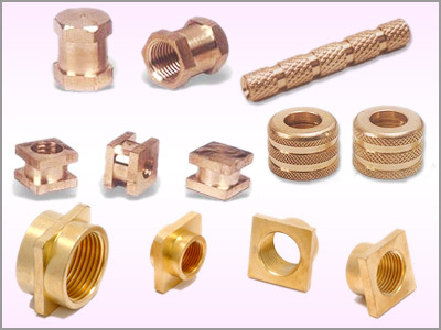 Brass Inserts, Brass Threaded Inserts, Brass Knurling Inserts