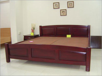 Wooden Furniture - Wood, 6ft x 5ft, Brown | Durable, Sturdy Design, Elegant Style, Comfortable Sleep, Easy Assembly