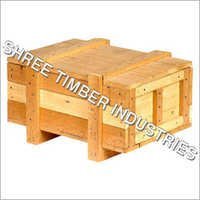Wooden Box - Pine Wood, Various Dimensions | High Load Capacity, Natural Finish, Solid Build With Durable Fasteners