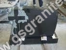 Antique Granite Monuments - Polished Granite, Variable Dimensions, Black | Durable, Elegant Design, Customizable Sizes