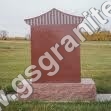 Himalaya Red Granite Monument