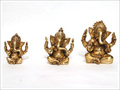 Brass Sitting Ganesha Statues