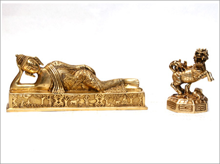 Brass Sleeping Buddha
