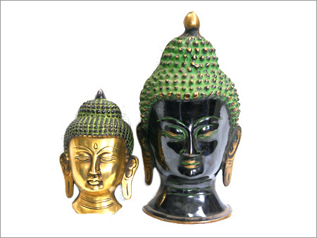 Brass Buddha Head