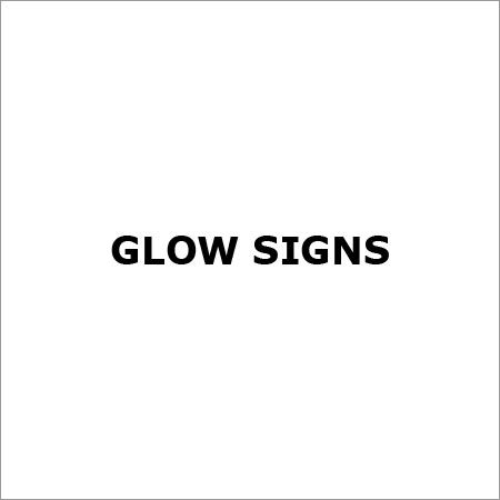 Glow Signs - Acrylic, Variable Dimensions, White, 1000 cd/m² | Night Visibility, Durable, Easy Installation, Long Lifespan