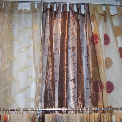 Curtain - Polyester Fabric Variable Dimensions Beige | Light Control Privacy Decorative Easy Install Durable