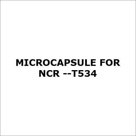 Microcapsule for NCR --T534