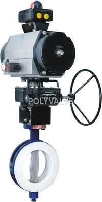 Pvdf Pneumatic Butterfly Valve