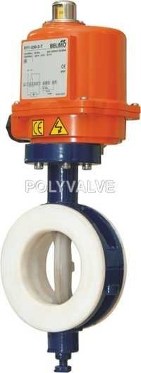 Pvdf Electric Butterfly Valve