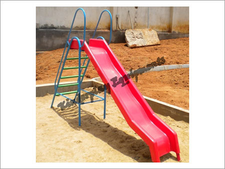 Playground Slides - Metal & Plastic 1-1.5m Height Red Color Slide Length 2-3m | Durable Colorful Exciting Playtime for Kids 3-8 Years
