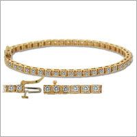 Gold Tennis Bracelet