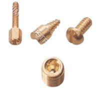 Brass Machine Screws - Brass Material, Standard Size, Golden Color | High Tensile Strength, Durable, Easy To Fit