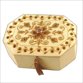Embroidered Jewellery Box