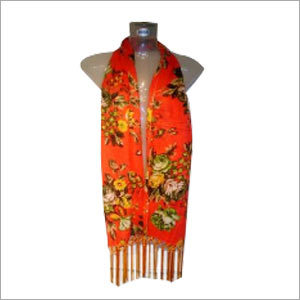 Flower Print Scarf