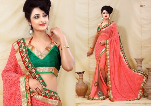 Designer Brasso Sarees