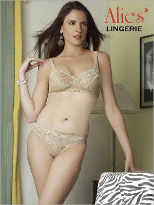Net Embroidered Lingerie