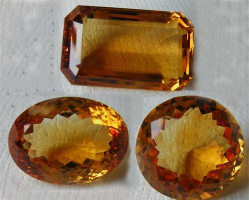 Citrine Faceted Stones
