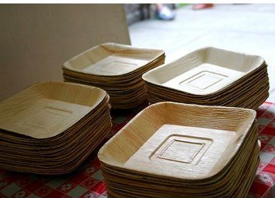 Square Areca plates