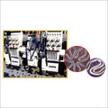 Taping Coiling Embroidery Machine - Steel, 150x100x80 Cm, 12 Needles | Versatile Designs, High Speed, Precise Stitching