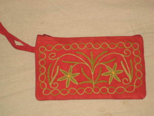 Suede Embroidery Bags