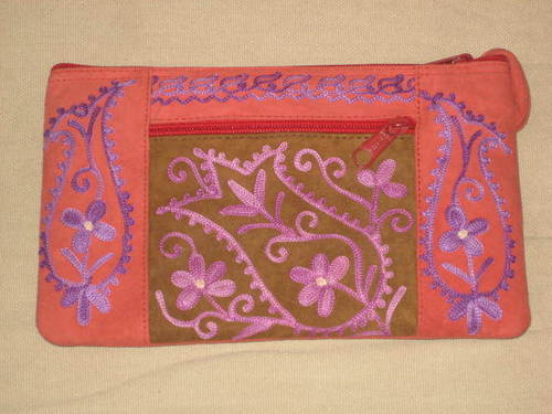 Suede Embroidery Bags