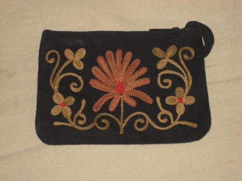 Suede Embroidery Bags