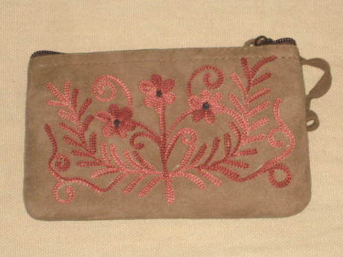 Suede Embroidery Bags