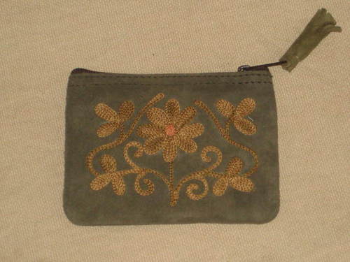 Suede Embroidery Bags