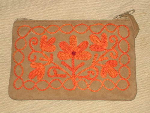 Suede Embroidery Bags