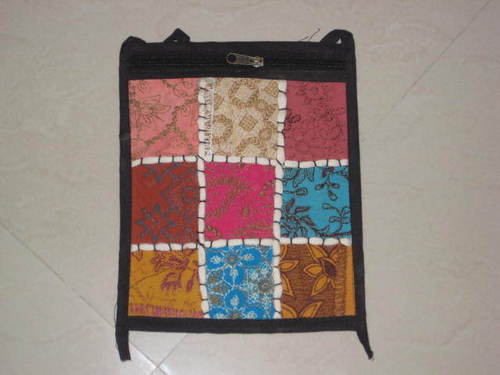Passport Embroidery Bags - Cotton, 5x7 Inches, Multicolored | Handcrafted Embroidery, Durable, Adjustable Strap, Zipper Closure