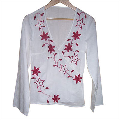 Cotton Top with Embroidery
