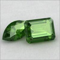 Green Tourmaline Cut Gems