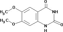 1,2,3,4-tetrahydro-6, 7-dimethoxyquinazoline-2,4-dione