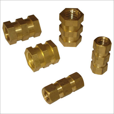 Hexagonal Insert, Brass Hexagonal Moulding Insert