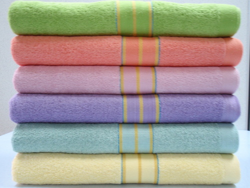 Bath Towel - Cotton 50x100 cm Green 500 GSM | Soft Absorbent Durable Comfortable Versatile
