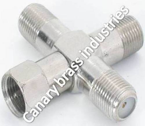 Four Way F Socket RF Plug