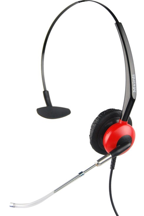 Voice tube telephone headset-Monaural