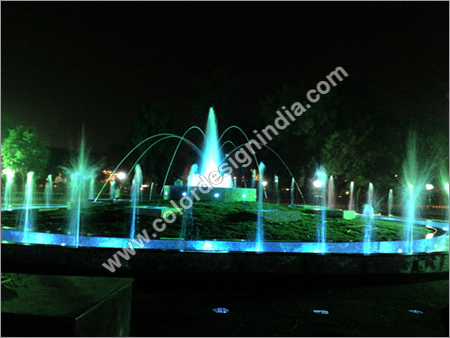 Pre-Programmed Dancing Fountain