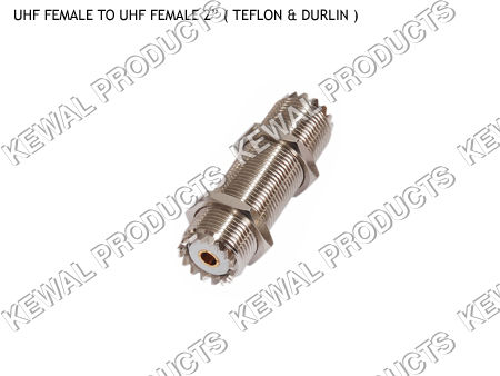 Uhf Socket To Uhf Socket 2 Adaptor