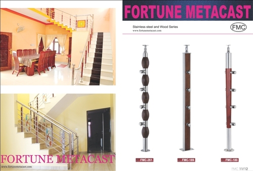 Stainless Steel Wooden Baluster