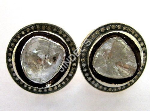 Diamond Victorian Stud Earrings