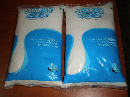 Free Flow Iodised 1 kg Pouch Salt