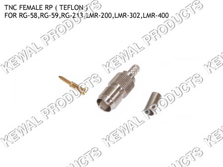 Reverce Polarity TNC Socket Crimp Type